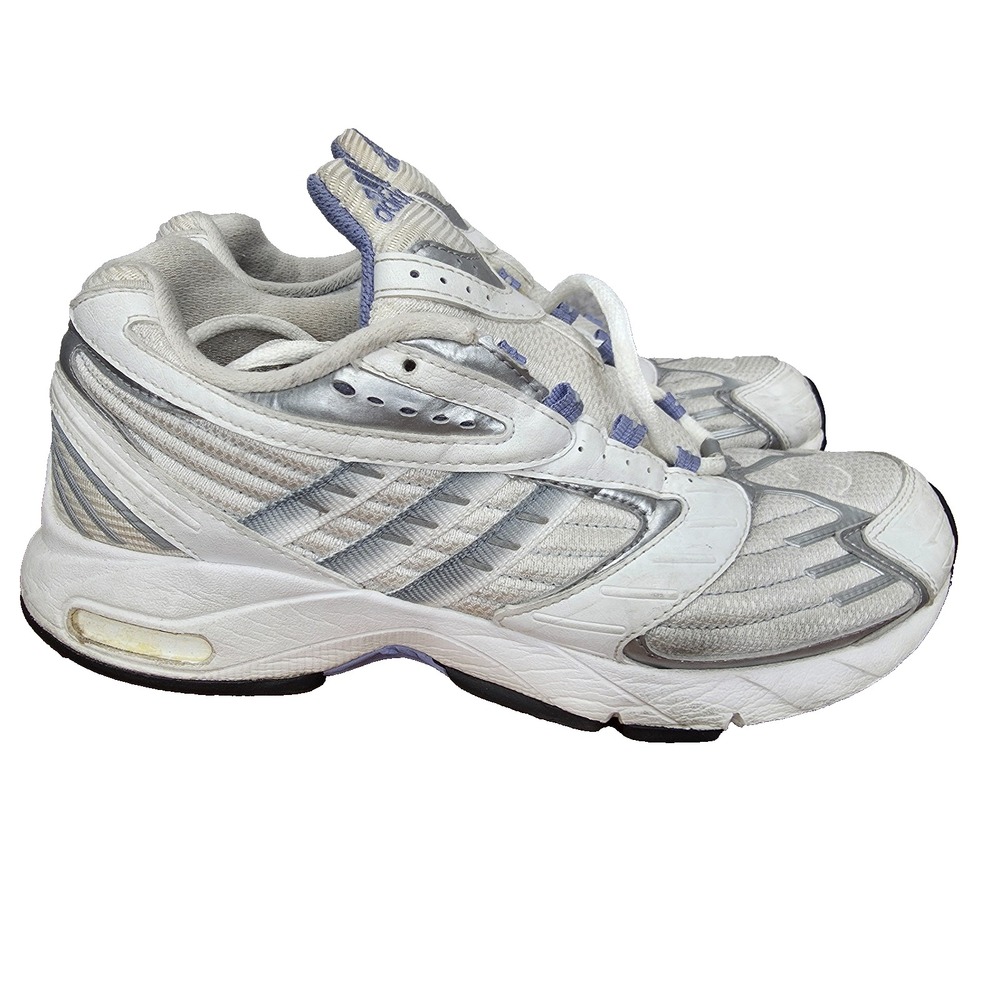Vintage Adidas Adiprene Running Shoes Womens 8.5 Gray Sneakers‎ Retro Trainers *